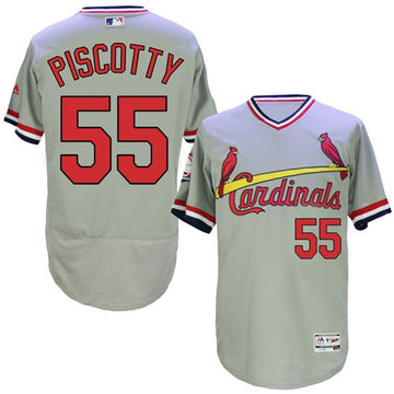 Stephen Piscotty St. Louis Cardinals grey Authentic jersey