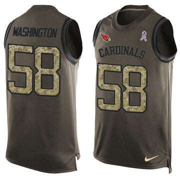 Daryl Washington Arizona Cardinals green Salute To Service jersey