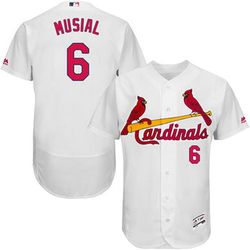 Stan Musial St. Louis Cardinals white Authentic jersey