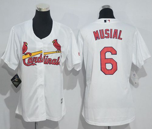 Stan Musial St. Louis Cardinals white Home jersey