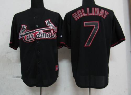 Matt Holliday St. Louis Cardinals black Fashion jersey