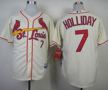 Matt Holliday St. Louis Cardinals cream jersey