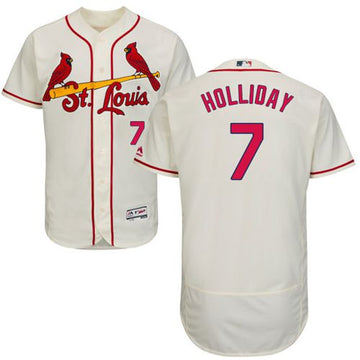 Matt Holliday St. Louis Cardinals cream Authentic jersey