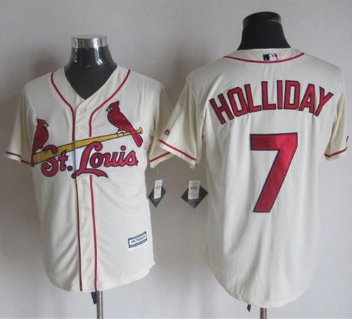 Matt Holliday St. Louis Cardinals cream jersey