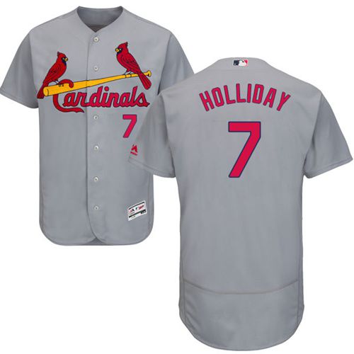 Matt Holliday St. Louis Cardinals grey Authentic jersey