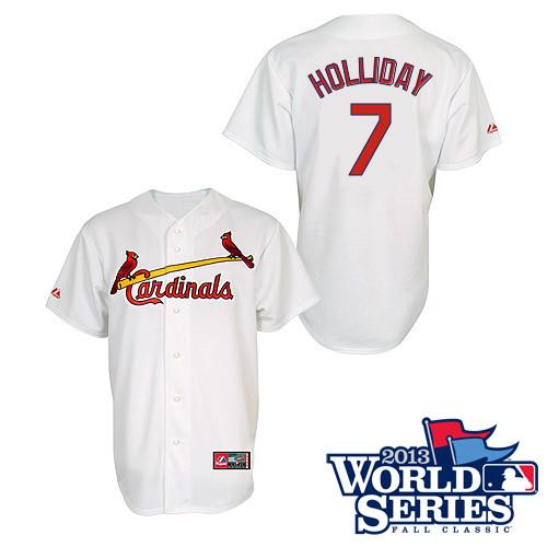 Matt Holliday St. Louis Cardinals white jersey