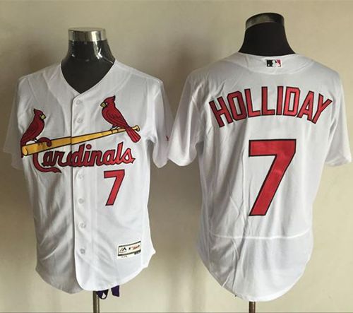 Matt Holliday St. Louis Cardinals white Authentic jersey
