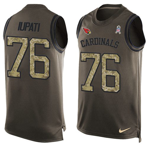 Mike Iupati Arizona Cardinals green Salute To Service jersey