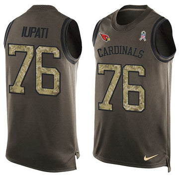 Mike Iupati Arizona Cardinals green Salute To Service jersey