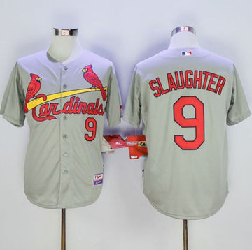 Enos Slaughter St. Louis Cardinals grey jersey