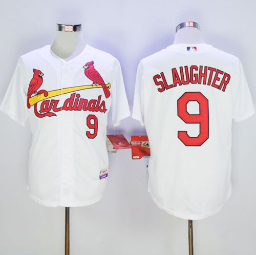 Enos Slaughter St. Louis Cardinals white jersey