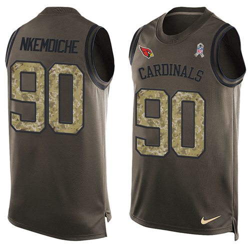 Robert Nkemdiche Arizona Cardinals green Salute To Service jersey