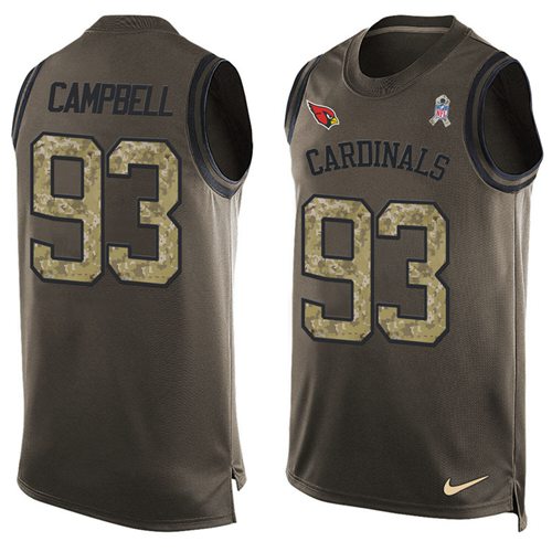 Calais Campbell Arizona Cardinals green Salute To Service jersey