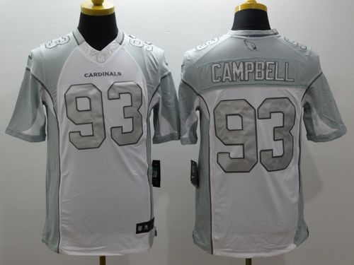 Calais Campbell Arizona Cardinals white Platinum jersey