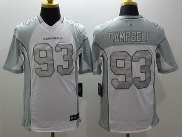 Calais Campbell Arizona Cardinals white Platinum jersey