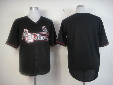 Custom St. Louis Cardinals black Fashion jersey