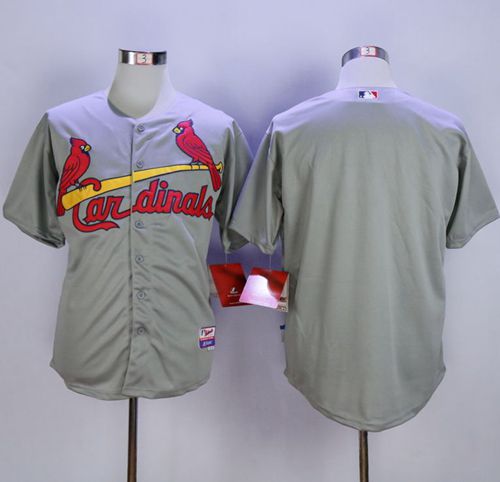 Custom St. Louis Cardinals grey jersey