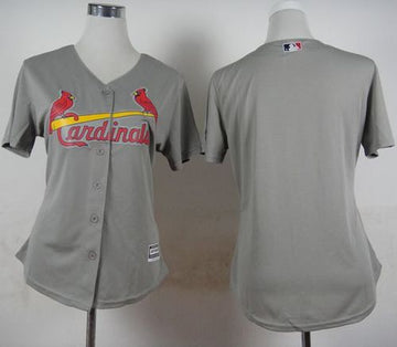 Custom St. Louis Cardinals grey Road jersey