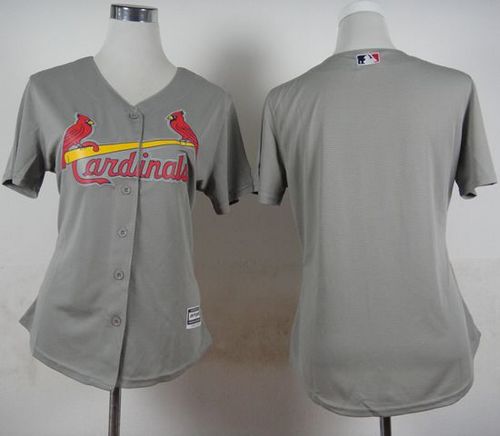 Custom St. Louis Cardinals grey Road jersey