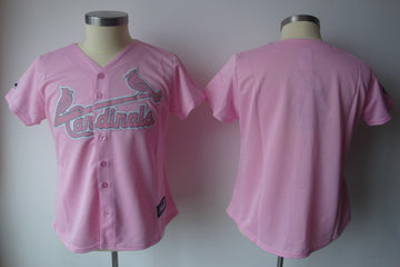 Custom St. Louis Cardinals pink Fashion jersey