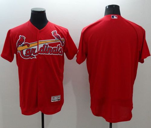 Custom St. Louis Cardinals red Authentic jersey