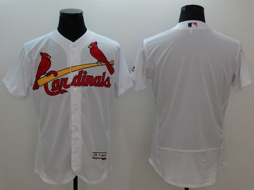 Custom St. Louis Cardinals white Authentic jersey