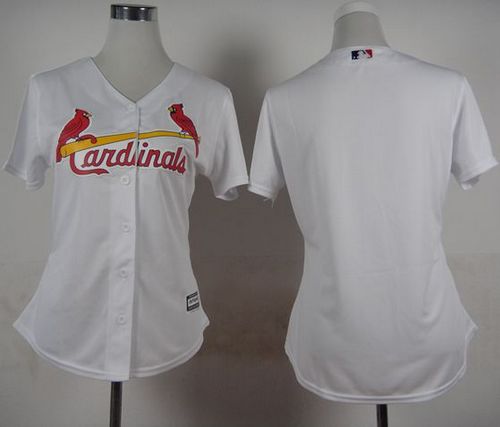 Custom St. Louis Cardinals white Fashion jersey