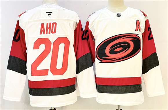 Sebastian Aho Carolina Hurricanes white Home jersey