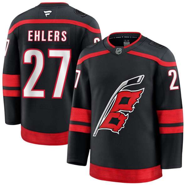 Nikolaj Ehlers Carolina Hurricanes black Home jersey