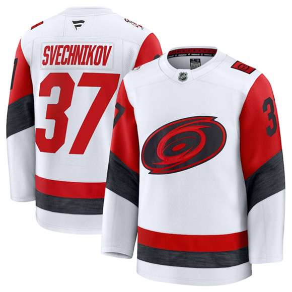 Andrei Svechnikov Carolina Hurricanes white Away jersey