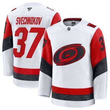 Andrei Svechnikov Carolina Hurricanes white Away jersey