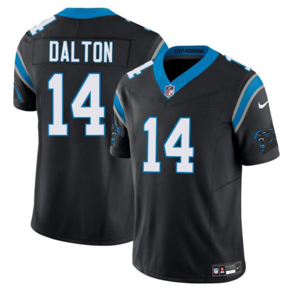 Andy Dalton Carolina Panthers black jersey