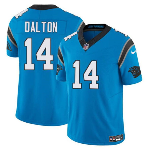 Andy Dalton Carolina Panthers blue jersey