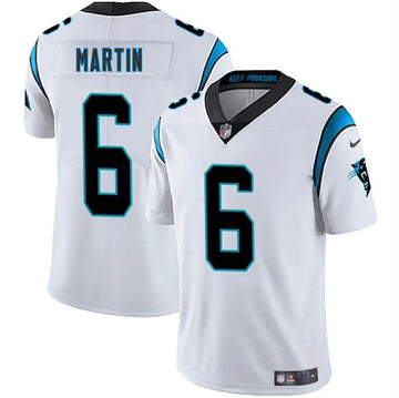 Sam Martin Carolina Panthers white jersey