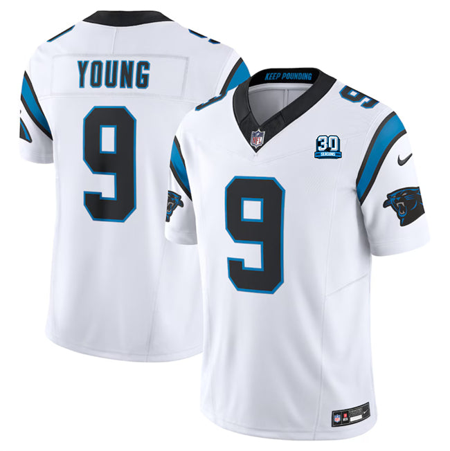 Bryce Young Carolina Panthers white jersey