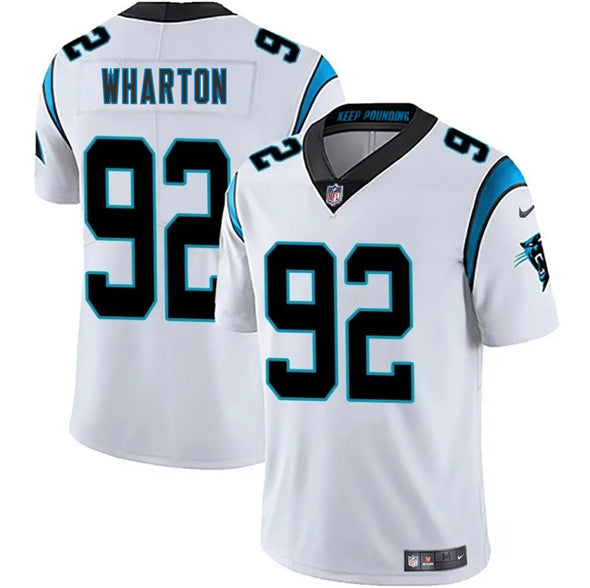 Tershawn Wharton Carolina Panthers white jersey