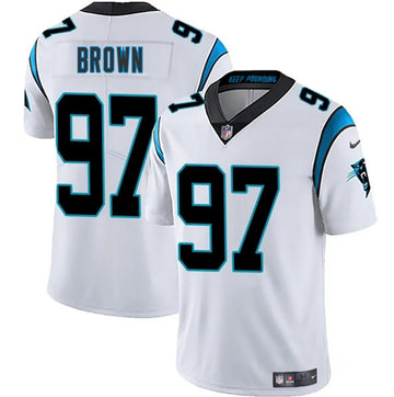Bobby Brown Carolina Panthers white jersey