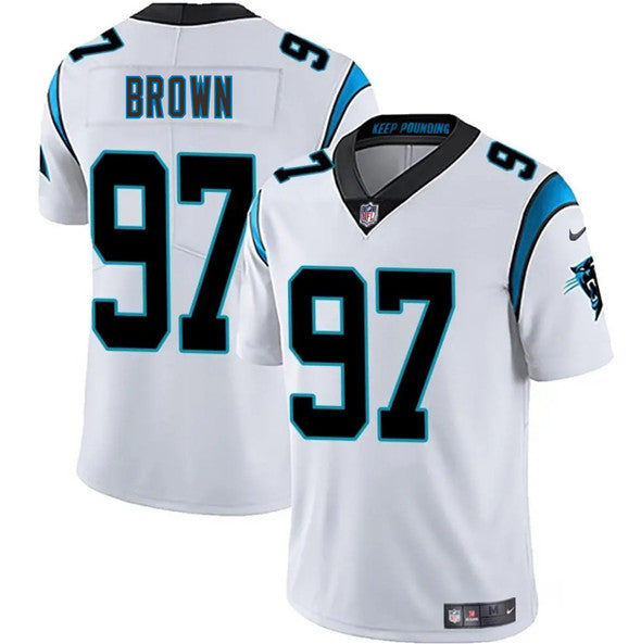 Bobby Brown Carolina Panthers white jersey
