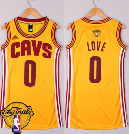Kevin Love Cleveland Cavaliers gold jersey
