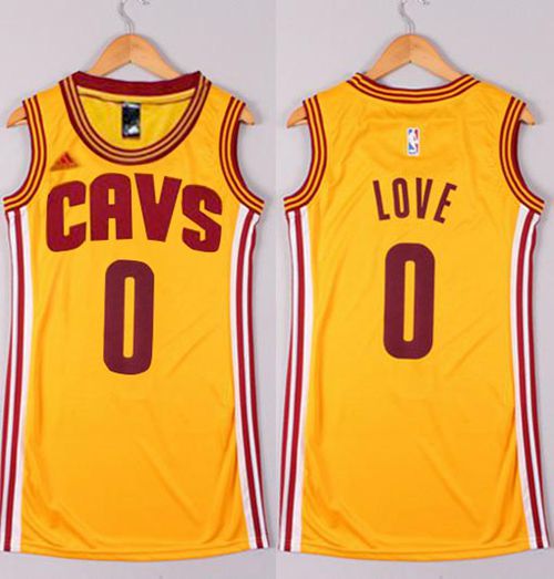 Kevin Love Cleveland Cavaliers gold jersey