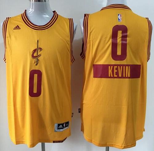 Kevin Love Cleveland Cavaliers yellow jersey