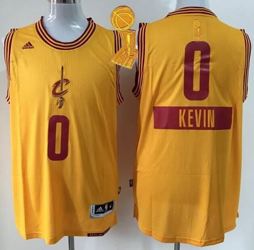 Kevin Love Cleveland Cavaliers yellow jersey
