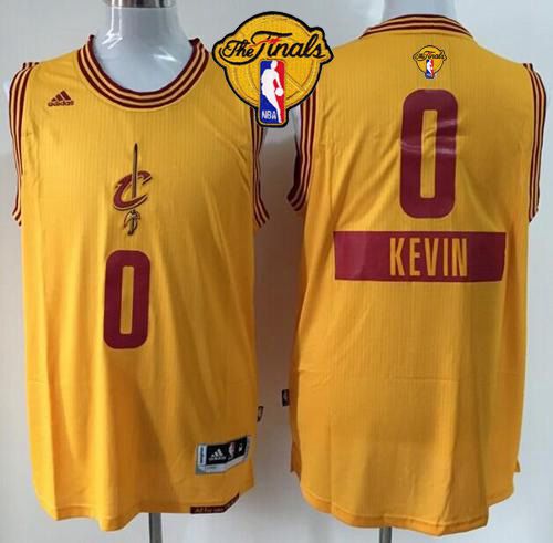 Kevin Love Cleveland Cavaliers yellow jersey