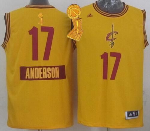 Anderson Varejao Cleveland Cavaliers yellow jersey