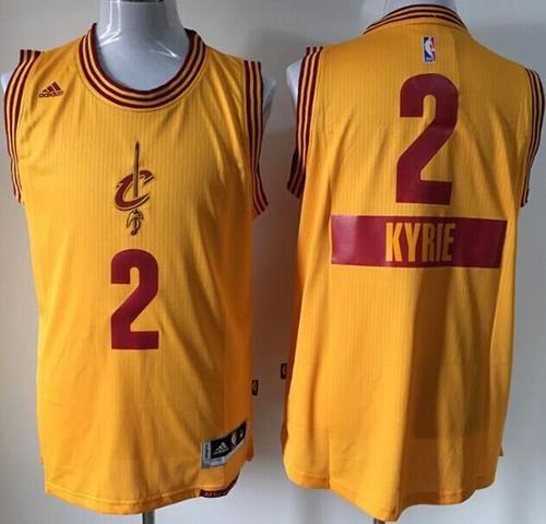 Kyrie Irving Cleveland Cavaliers gold jersey
