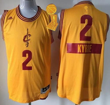Kyrie Irving Cleveland Cavaliers gold jersey
