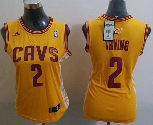 Kyrie Irving Cleveland Cavaliers gold Alternate jersey