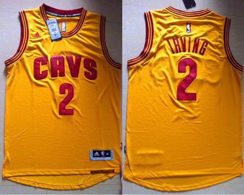 Kyrie Irving Cleveland Cavaliers gold jersey