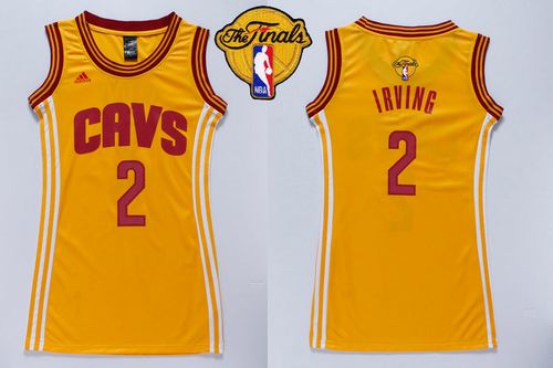 Kyrie Irving Cleveland Cavaliers gold jersey