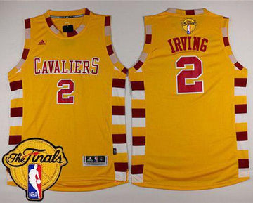 Kyrie Irving Cleveland Cavaliers gold Throwback jersey
